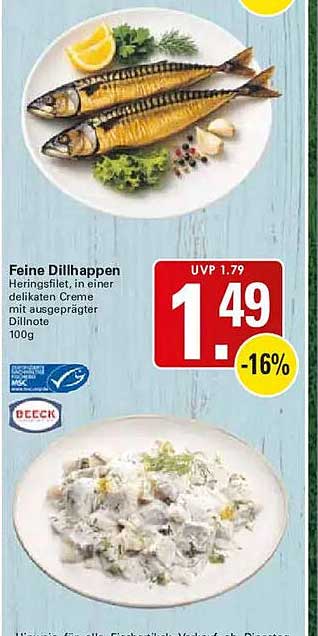 Feine Dillhappen