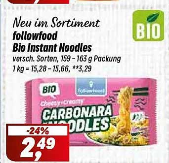 followfood Bio Instant Noodles