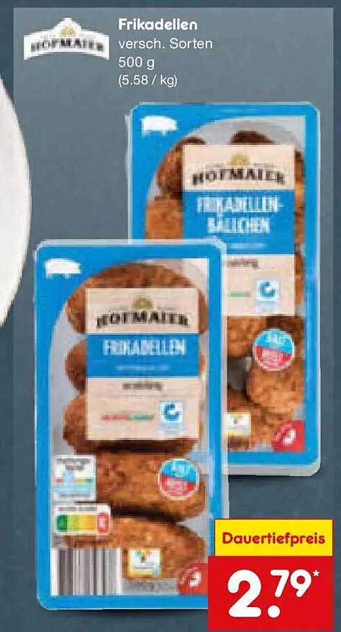 Frikadellen versch. Sorten 500 g (5.58 / kg)