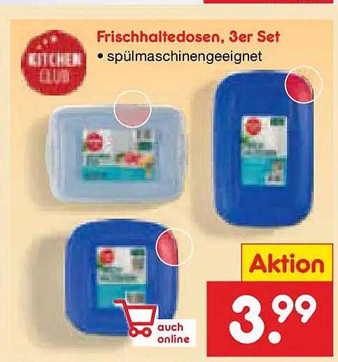 Frischhaltedosen, 3er Set