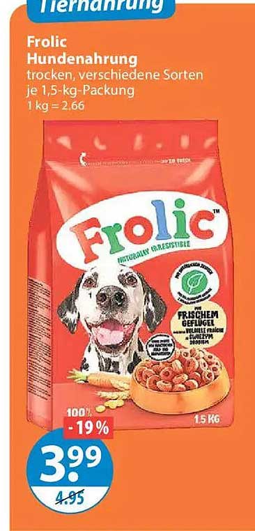 Frolic Hundenahrung