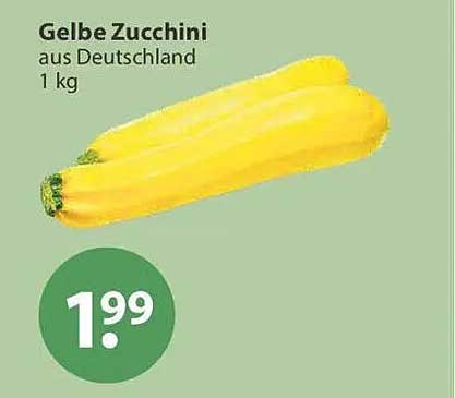 Gelbe Zucchini
