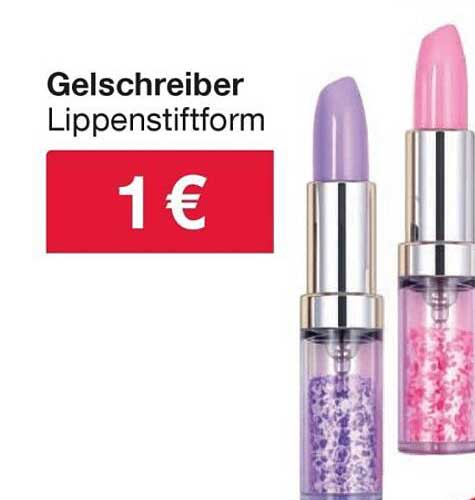 Gelschreiber Lippenstiftform