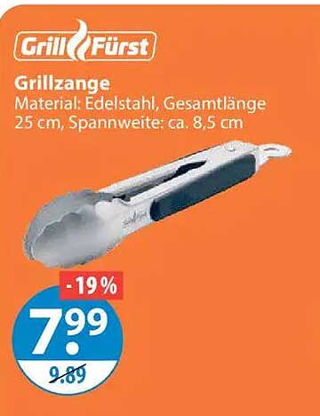 Grill Fürst Grillzange