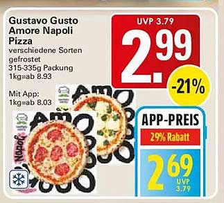 Gustavo Gusto Amore Napoli Pizza