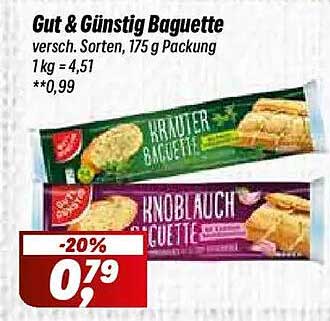 Gut & Günstig Baguette
