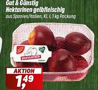 Gut & Günstig Nektarinen gelbfleischig