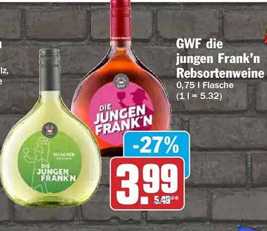 GWF die jungen Frank’n Rebsortenweine