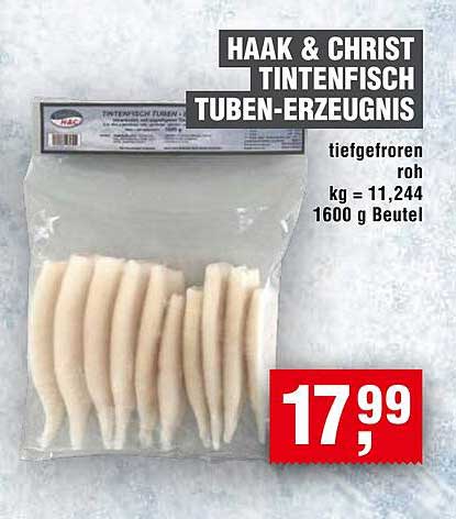 HAAK & CHRIST TINTENFISCH TUBEN-ERZEUGNIS