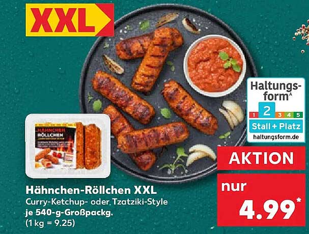 Hähnchen-Röllchen XXL