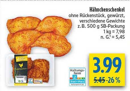 Hähnchenschenkel