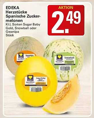 Herzstücke Spanische Zuckermelonen