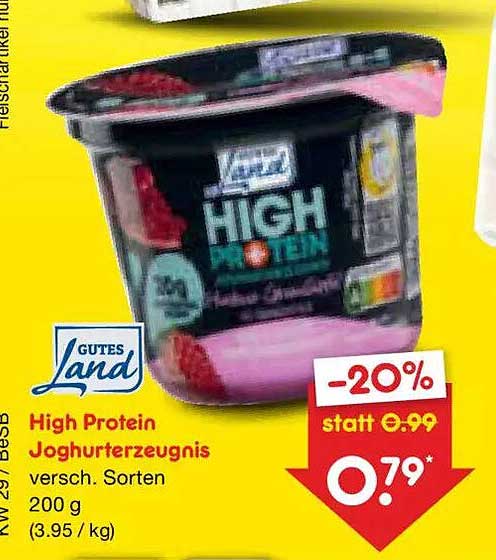 High Protein Joghurtzeugnis versch. Sorten 200 g