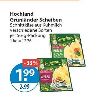 Hochland Grünländer Scheiben