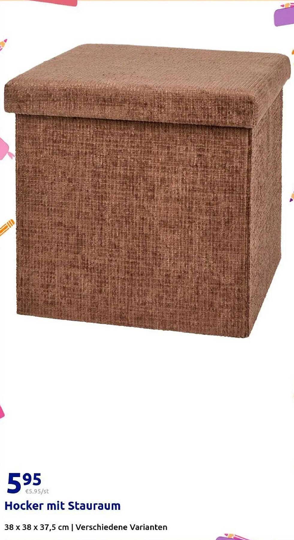 Hocker mit Stauraum