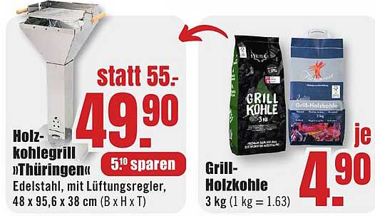Holzkohlegrill »Thüringen«