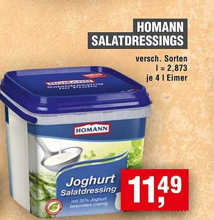 HOMANN SALATDRESSINGS