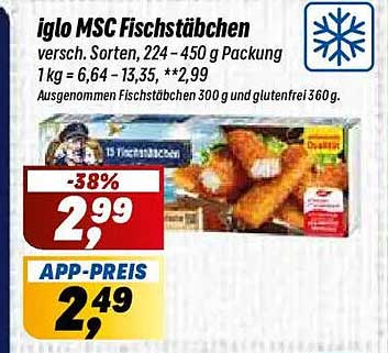 iglo MSC Fischstäbchen