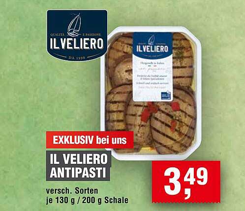 IL VELIERO ANTIPASTI