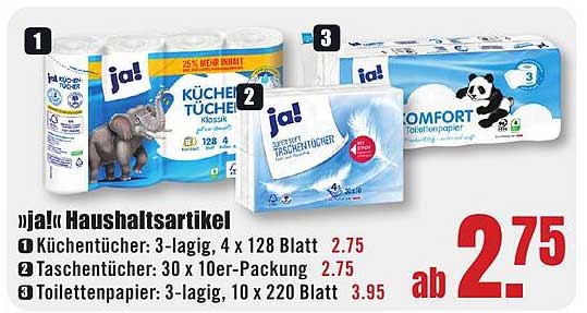 ja! Haushaltsartikel