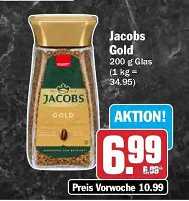 Jacobs Gold 200 g Glas (1 kg = 34.95)