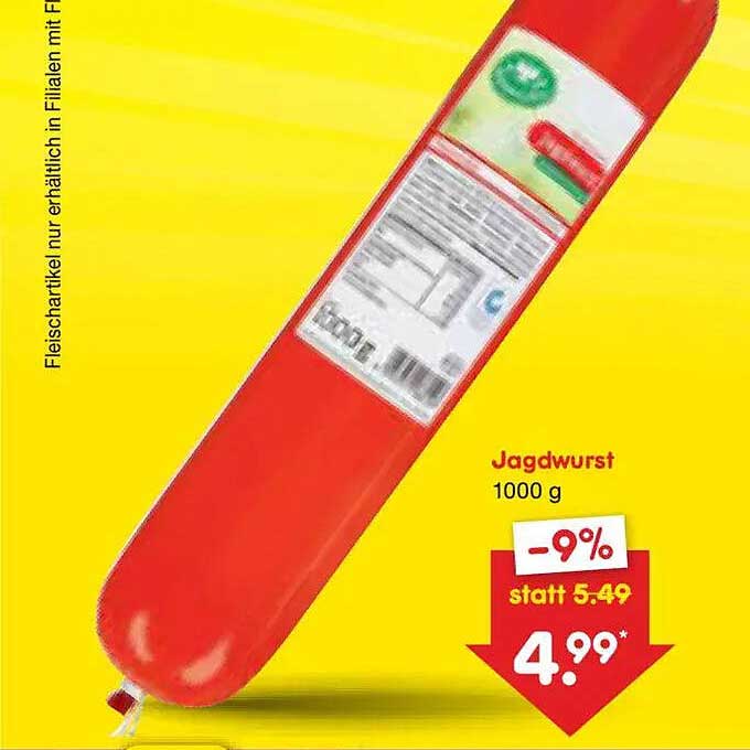 Jagdwurst 1000 g