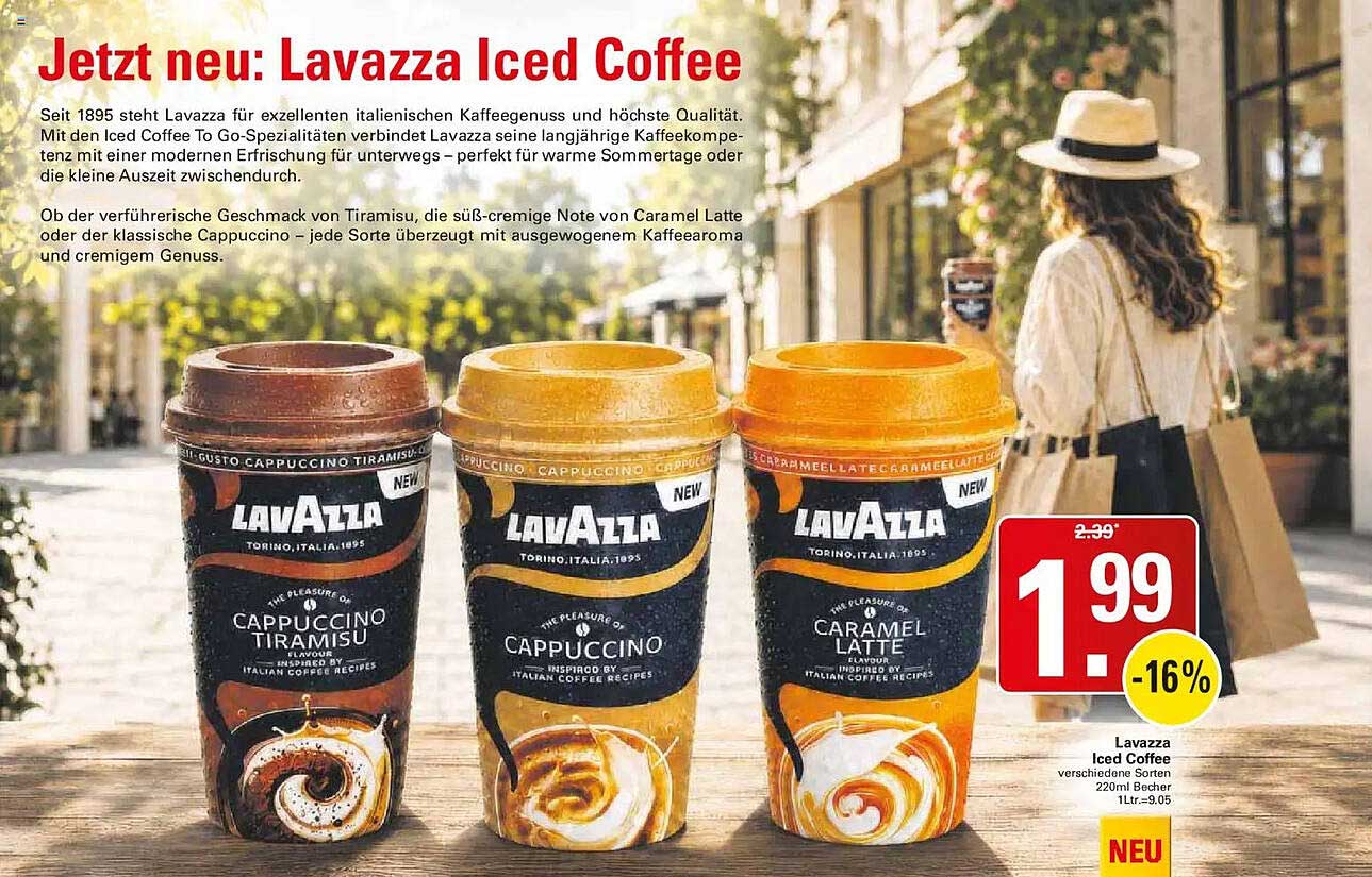 Jetzt neu: Lavazza Iced Coffee