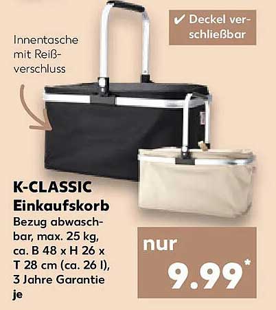 K-CLASSIC Einkaufskorb