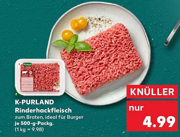 K-PURLAND Rinderhackfleisch