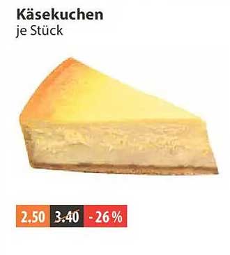 Käsekuchen je Stück