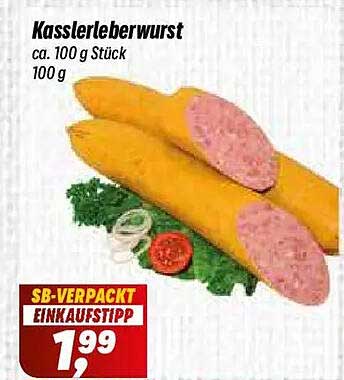 Kasslerleberwurst ca. 100 g Stück 100 g