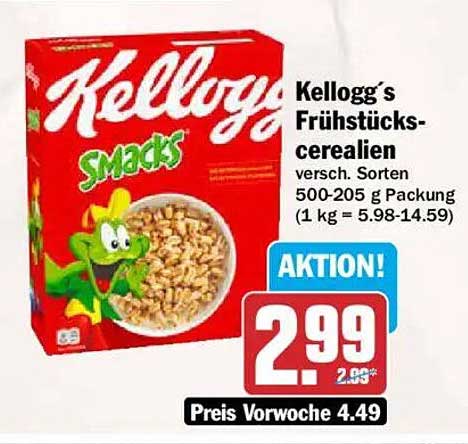 Kellogg´s Frühstücks-cerealien