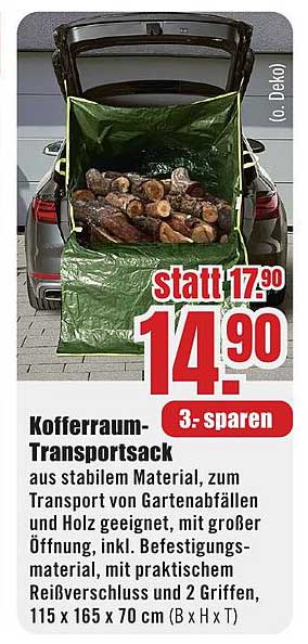 Kofferraum-Transportsack