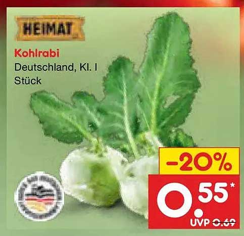 Kohlrabi Deutschland, Kl. I Stück