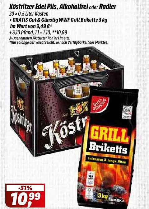 Köstritzer Edel Pils, Alkoholfrei oder Radler
