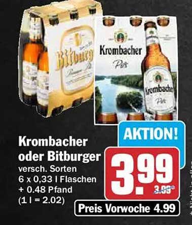 Krombacher oder Bitburger