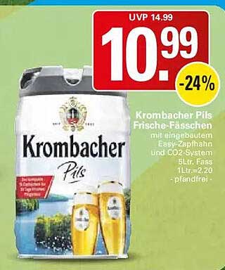 Krombacher Pils Frische-Flaschen