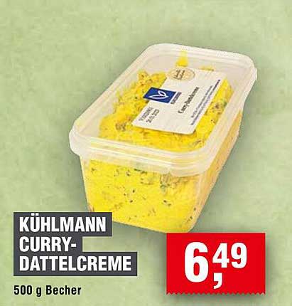 KÜHLMANN CURRY-DATTECREME
