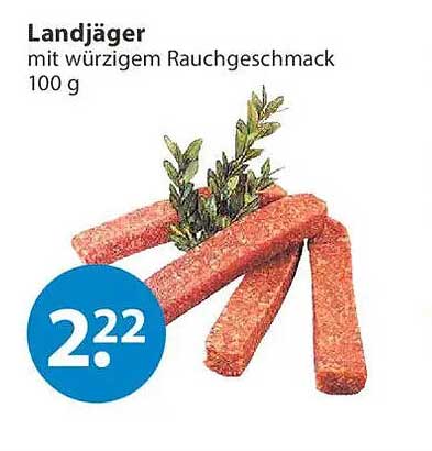 Landjäger mit würzigem Rauchgeschmack 100 g