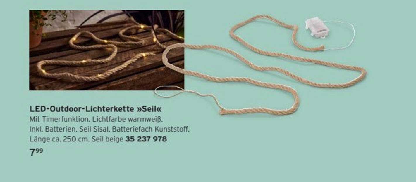 LED-Outdoor-Lichterkette »Seilk«