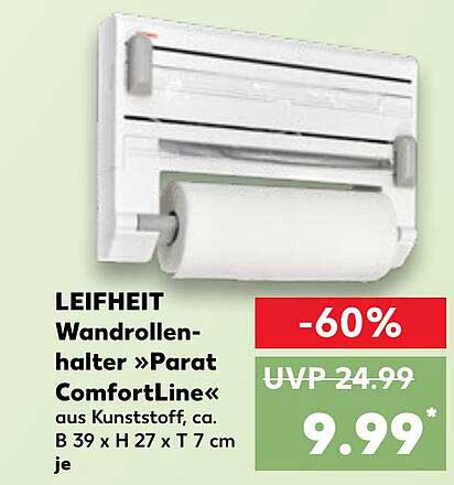 LEIFHEIT Wandrollenhalter »Parat ComfortLine«