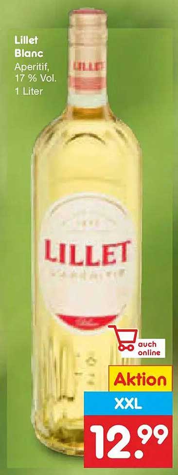 Lillet Blanc Aperitif, 17 % Vol. 1 Liter