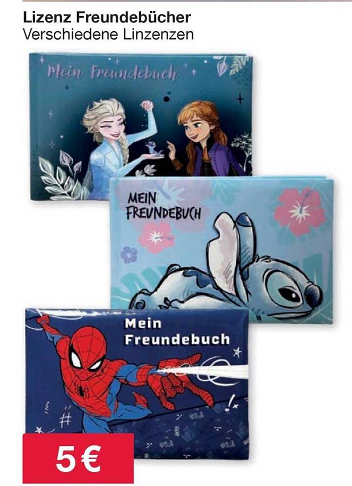 Lizenz Freundebücher