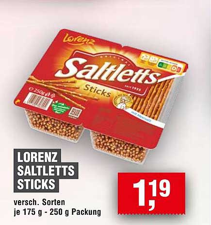LORENZ SALTLETTS STICKS
