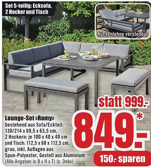 Lounge-Set »Bomy«