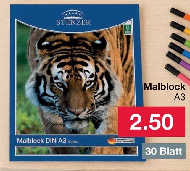 Malblock A3