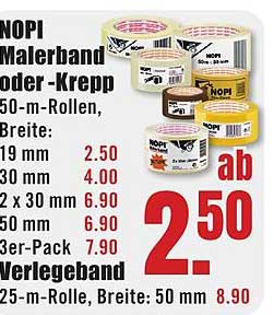 Malerband oder-Krepp
