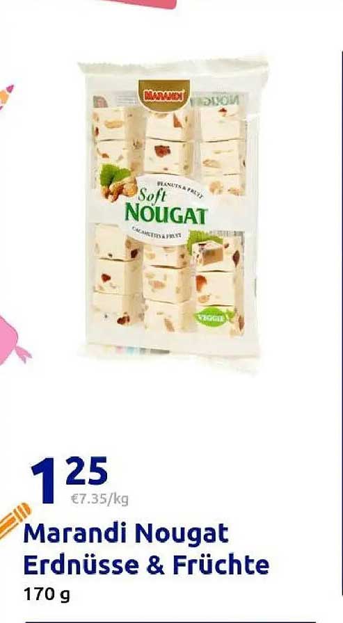 Marandi Nougat Erdnüsse & Früchte