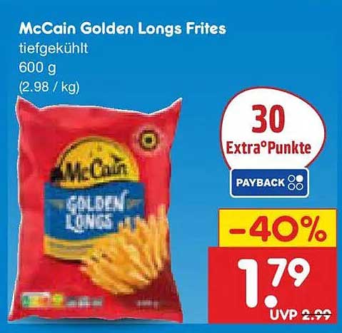 McCain Golden Longs Frites