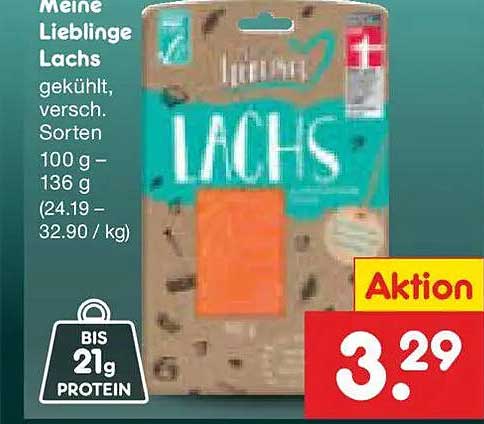 Meine Lieblinge Lachs gekühlt, versch. Sorten